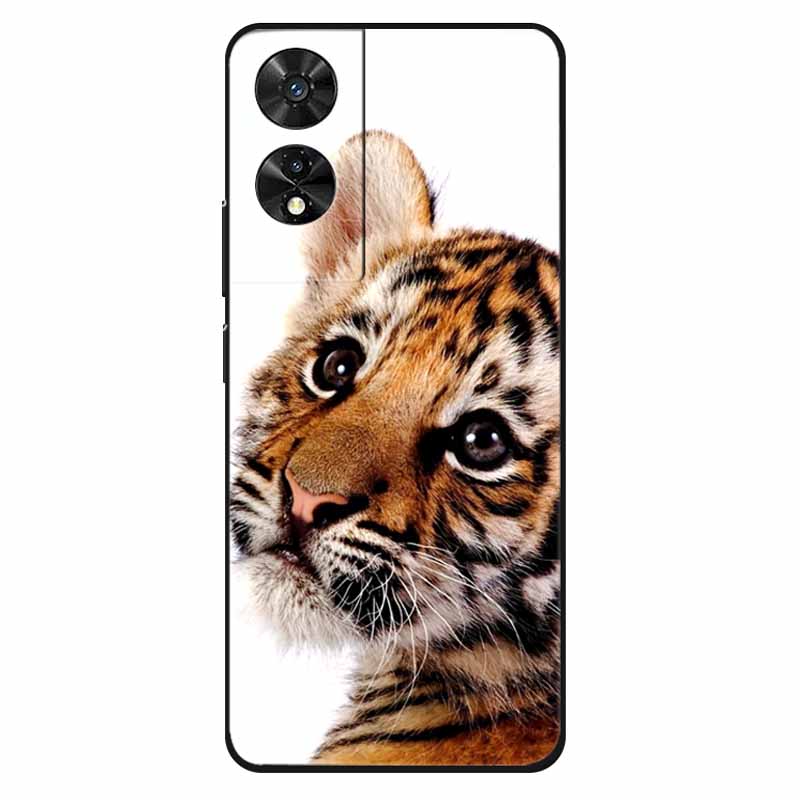 For TCL 505 Case Silicone Fashion Protective TPU Soft Funda for TCL 505 Phone Cover Animal Bumper for TCL505 Coque Shell Cute
