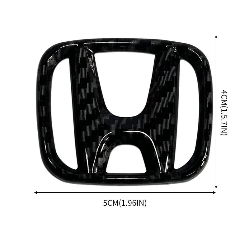 WDM2 50x40mm ABS Car Steering Wheel Cover Emblems Stickers for Honda Envix Odyssey City Jazz Fit CRV Civic Accord Insight Jade Vezel
