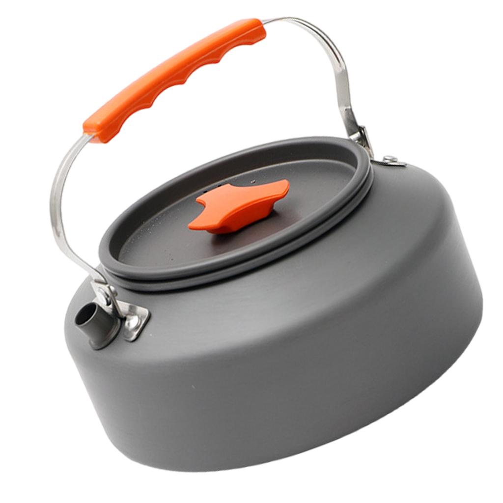 Portable Teapot Aluminum Camp Teas Coffee Pots Outdoor Hiking Water Boilers Camping Kettle Heat Water Teas Pots