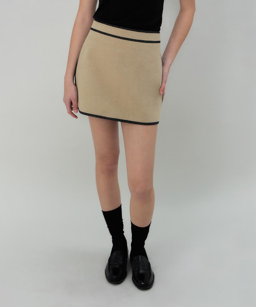 Grove Cleo Skirt (Beige)