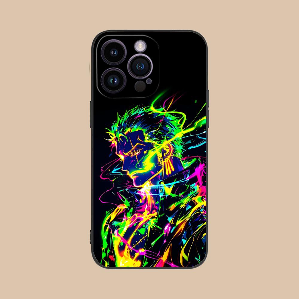 Anime Zoro Mobile Phone Case for iPhone 17 16 15 14 13 12 11 X XR XS 8 7 Pro Max Plus Mini Colour Protective Luxury Pretty