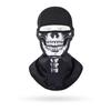 Balaclava Skull Design Heat-Transfer Printed Breathable Spandex/Polyester Unisex Neck Gaiter for Motorcycle Riding Outdoor Use