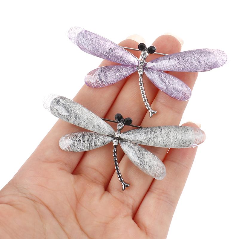 1шт модные броши-стрекозы женские насекомые свадебные офисные броши булавки ювелирные изделия