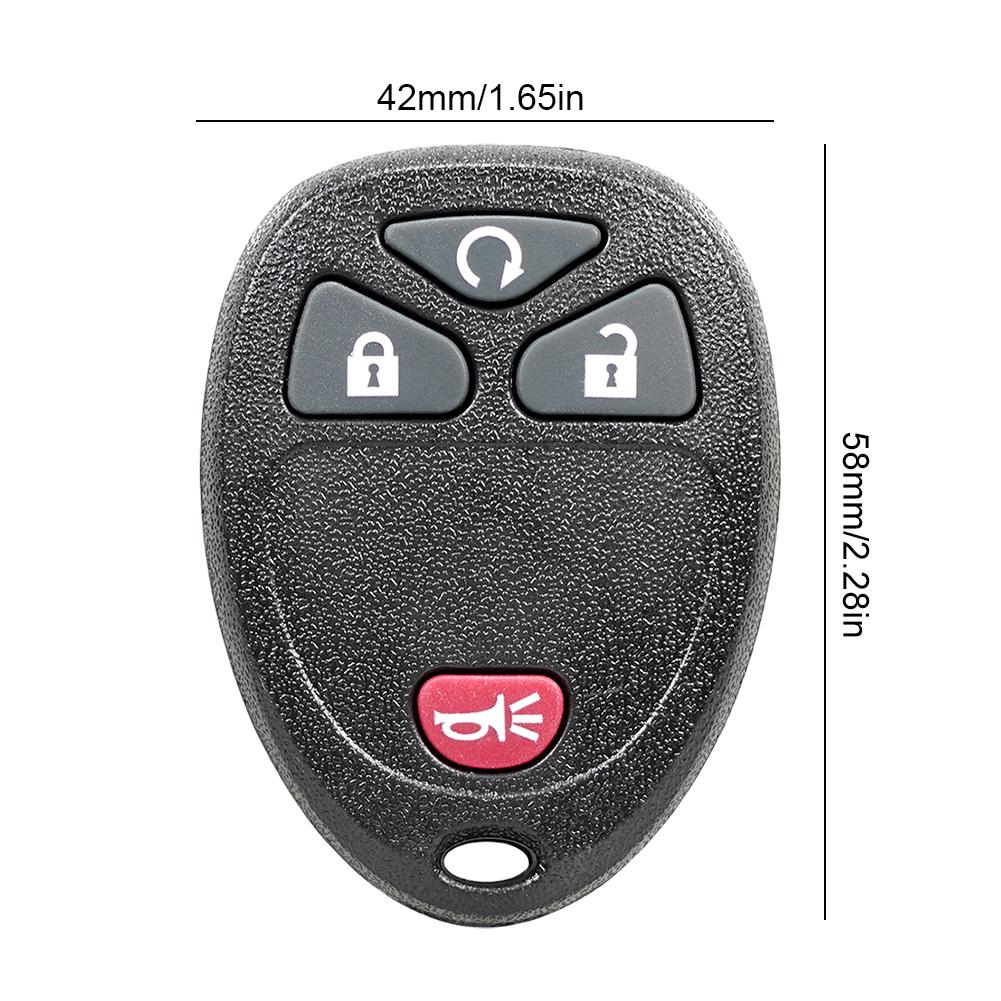 4 кнопки дистанционного управления ключом 315 МГц Keyless Go дистанционного управления ключом автомобиля для Buick Enclave Escalade для Chevrolet Avalanche