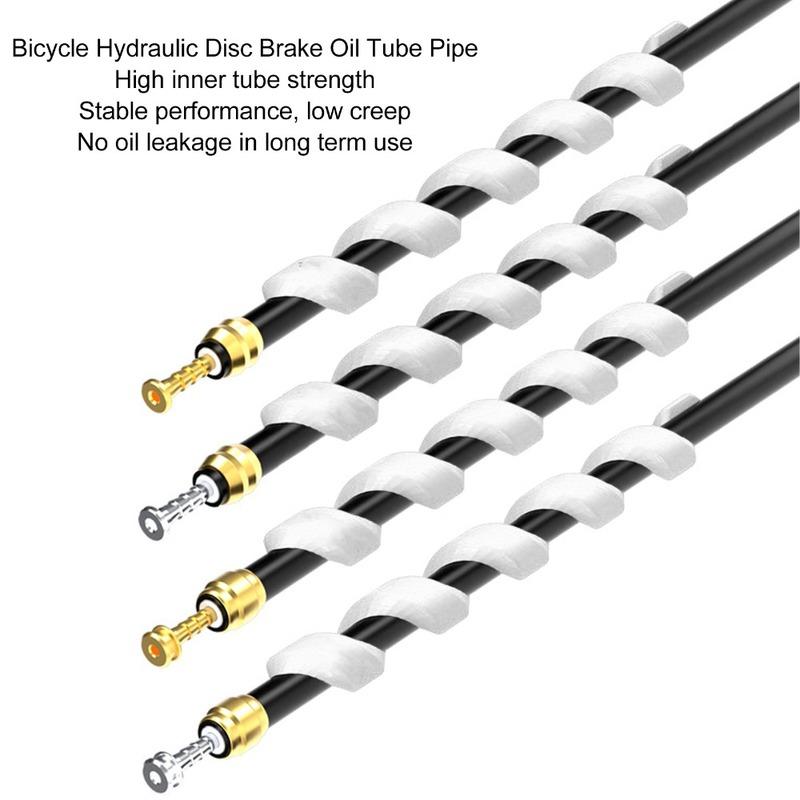 Durable with 4 Olives and Inserts Brake Hose Kit Easy To Install White Hydraulic Disc Brake Hose Disc Brake Hose Kit Bike Repair
