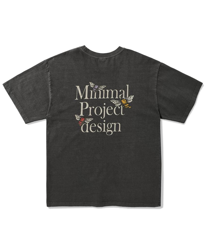 MINIMALPROJECT Футболка с коротким рукавом Helvetica Pigment Mst165 [Темно-серый]