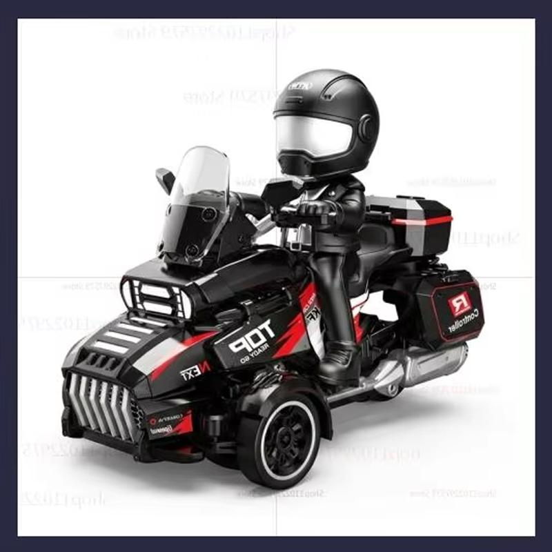 Портативная 3-колесная радиоуправляемая машина KF35 Mini 1:Высокоскоростная дрифт-машинка в масштабе 43 со светодиодной подсветкой, радиоуправляемая 2.4G, для внедорожных гонок, подарки для детей, принесите куклу