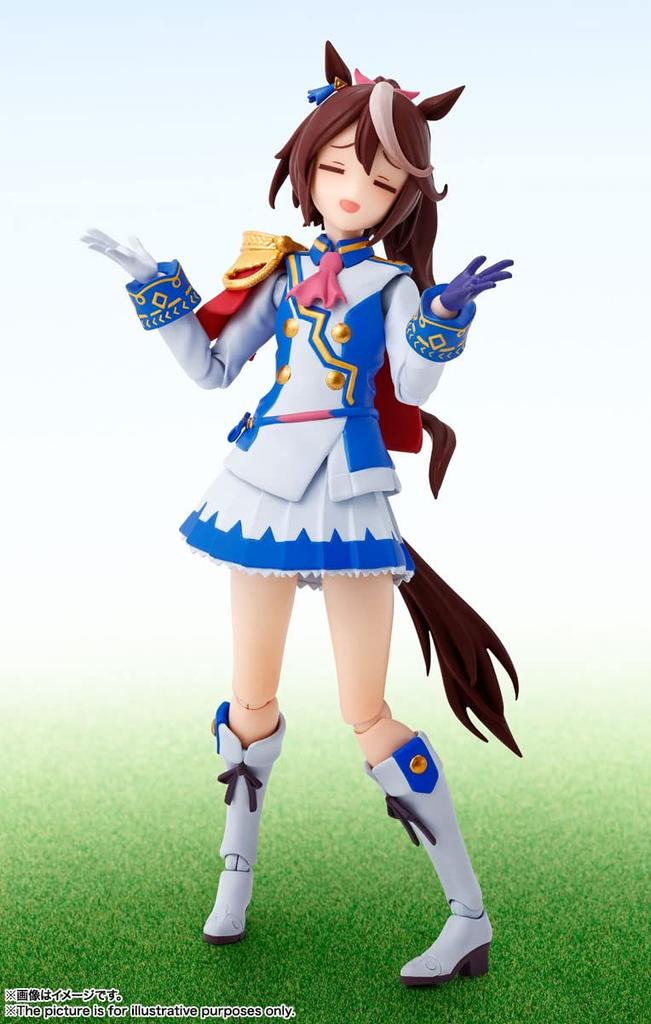 TAMASHII NATIONS S.H.Figuarts Uma Musume Pretty Derby Tokai Teio, approximately 125mm ABS & PVC painted action figure