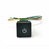 1Pc Car DRL LED Power on Off Front Fog Lamp Spotlights Switch Button with Connecting Wire for ISUZU D-MAX 2021 2022 2023