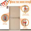 Anti-Collision C-Shaped Door Stopper Safety Silent Anti-Pinch Hand Guard Finger Protector with Rope Door Block Bedroom
