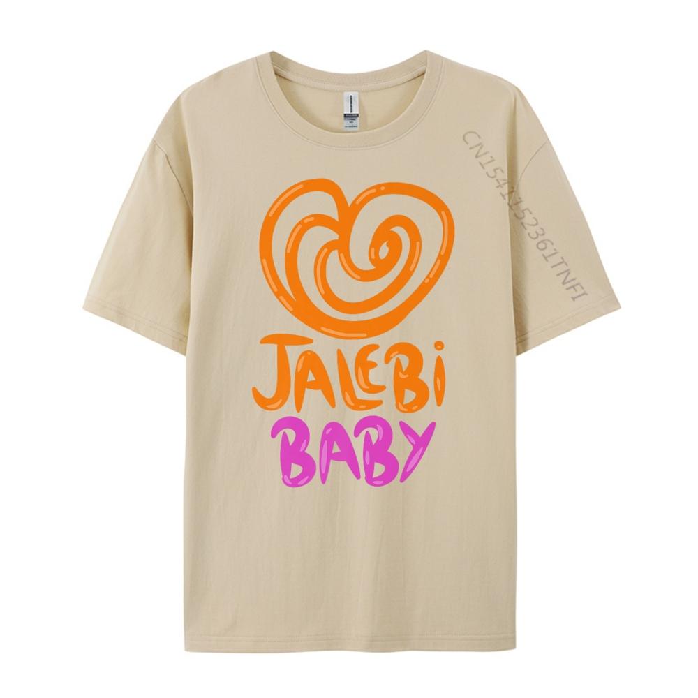 Графическая футболка Desi для любителей Болливуда Jalebi Baby Хлопковые футболки Роскошь