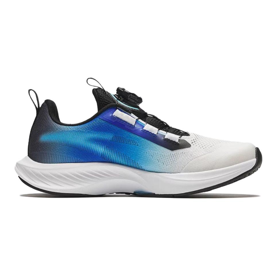 Anta Детские кроссовки Hailang GT Trendy, универсальные, удобные, прочные, нескользящие, износостойкие, с низким верхом, детские кроссовки для бега, белые, синие 312435592-1