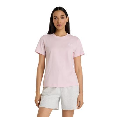 WT41509 Sport Essentials Футболка с коротким рукавом с маленьким логотипом RSG M [New Balance] (WT41509) Женский (Розовый сахар)
