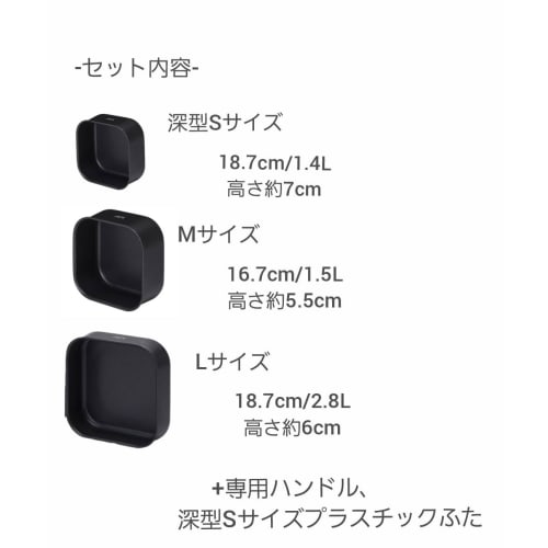 Sutto 5-Piece Induction-Compatible Frying Pan Set (Includes a Square Frying Pan, a Black Frying Pan with Detachable Handles, a Deep Frying Pan S, a De