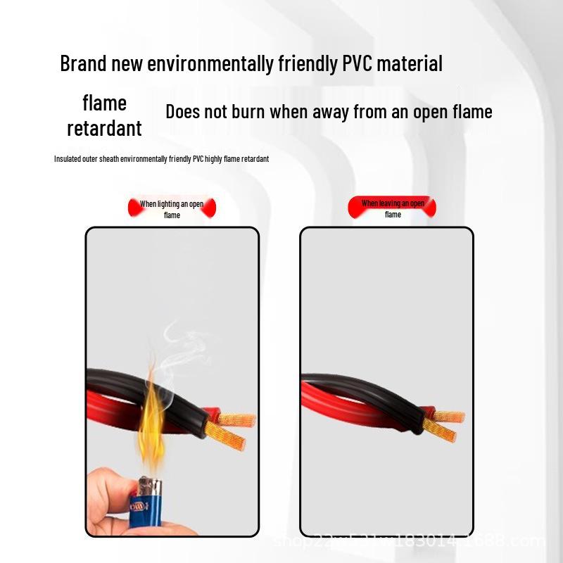 Flame Retardant Pure Copper 2-Core Twisted Pair Flower Wire 0.75-6mm² Lamp Holder Cord