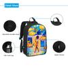 Backpack Cartoon Devil Anime Lightweight Travel Casual Backpack Laptop Bag School Bag Three-piece Set