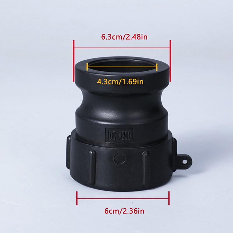 Thicken Female Connector Ibc Tank Adapter 60Mm Female Camlock Coupler Pp Material Camlock Fitting