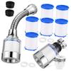 VINTORKY 1 Set Bathroom Sink Filter, Faucet Water Purifier for Kitchen and Bathroom