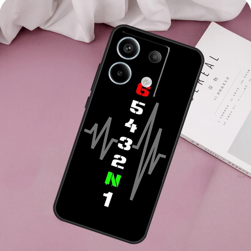 1N23456 Motorcycle Case For Redmi Note 13 Pro 9 10 11 12 Pro Plus 9S 10S 11S 12S Cover For Redmi 12C 10C 13C