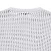 Bluetail Light Gray Star Jacquard Mesh Crop Knit Aaa4sw02lg