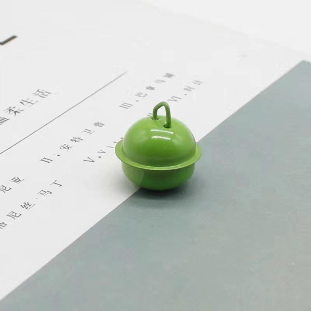 5pcs 18mm Jingle Bells Metal Beads Candy Color Metal Bell Ring Pendant Christmas Decoration