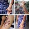 Legs Arm Temporary Tattoo Lace Fake Tattoo Body Art Sticker Henna Tattoo Stickers India Mehndi