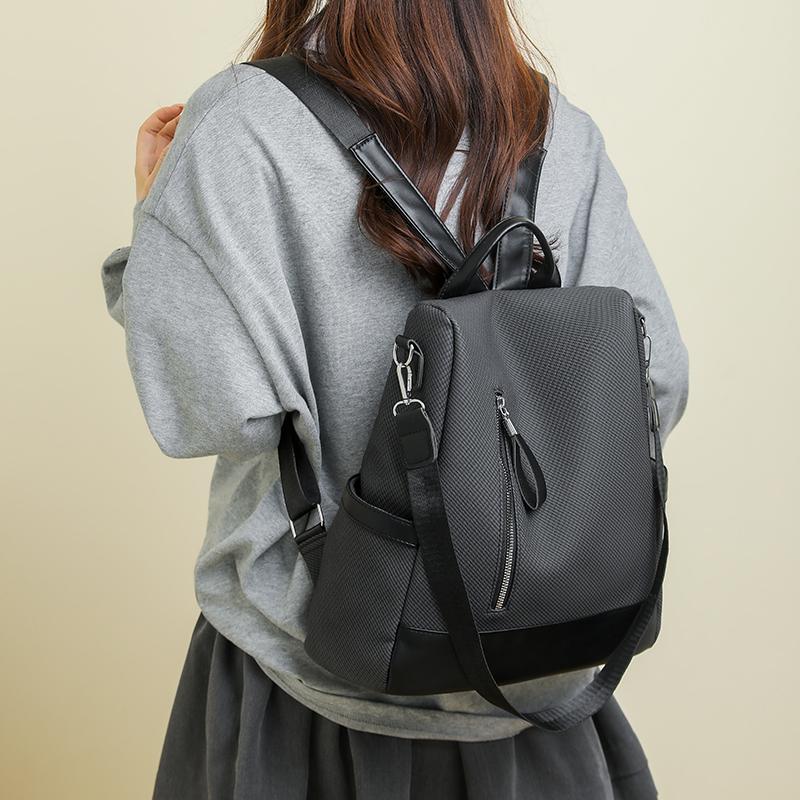 Рюкзак из мягкой кожи, рюкзак с защитой от краж, дорожный, большой вместимости, многофункциональный, на плечо, студенческий школьный рюкзак