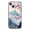 Pink Sunset Mountain Phone Case Cover for iPhone 17 16 15 14 13 12 11 Pro Max 17 Air Plus Shockproof Soft TPU Shell Fundas Capas