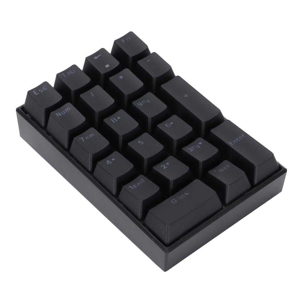 Wired Keyboard Stepped Keycap Fadeless Durable Backlit 21 Keys LED Mechanical KeyboardRed Shaft