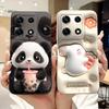Чехол для Infinix Note 30 Pro, Infinix Note 30i, Note30, 30Pro 4G, Милый мультяшный панда и кролик, Мягкий силиконовый, Ударопрочный