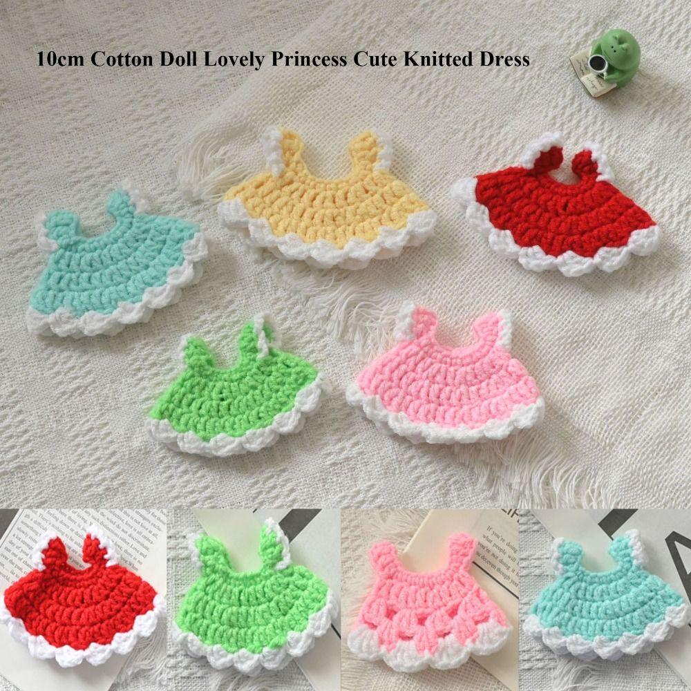 Милые аксессуары для кукол из хлопка Милое вязаное платье для 10 см кукол из хлопка/для кукол EXO Idol