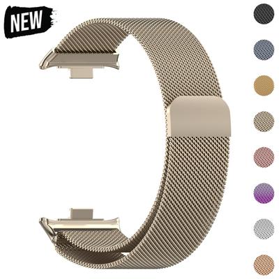 Ремешок из нержавеющей стали для часов Redmi Watch 4, ремешок для часов Milanese Loop, магнитный браслет для Xiaomi Mi Band 8 Pro, браслет Watch4