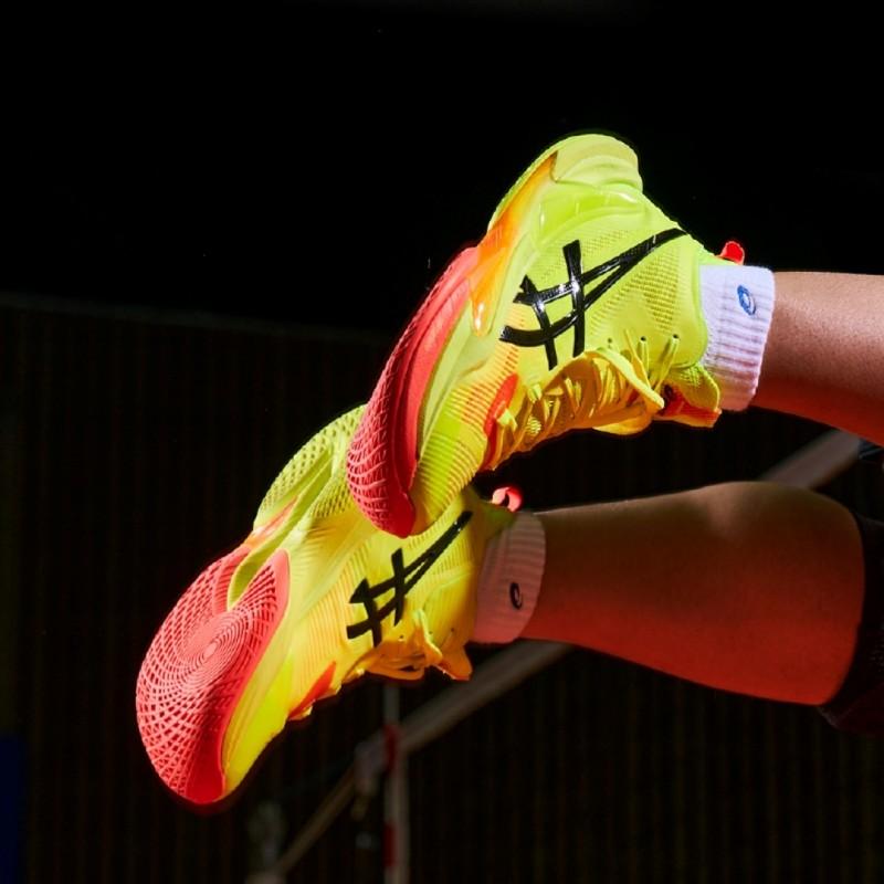 Asics Мужские кроссовки Metarise 2 Paris Желтый Безопасность-Желтый Черный 1051A078-750