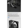 TEUCER T30 Series PC Cooling Fan High Wind Pressure Performance Version Dynamic Balance PWM Case Water-cooled Radiator CPU Fans