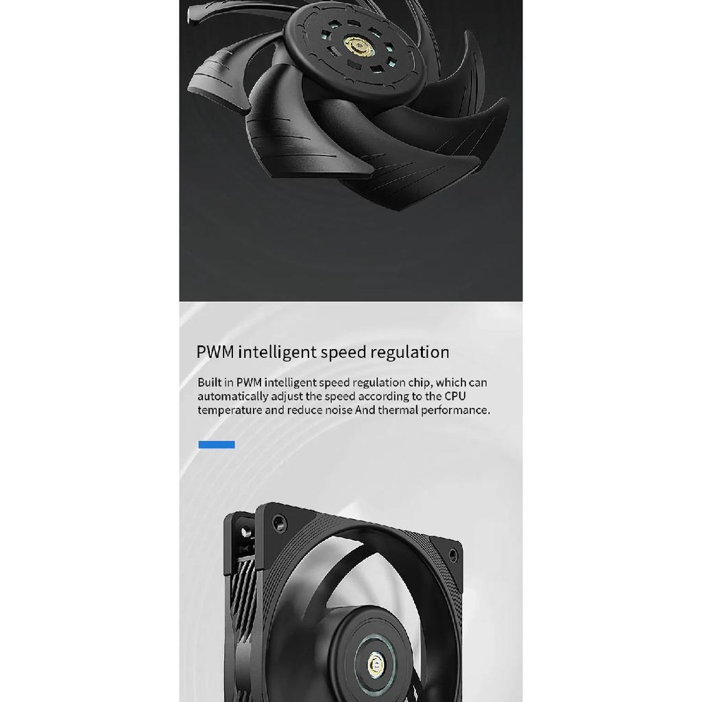 TEUCER T30 Series PC Cooling Fan High Wind Pressure Performance Version Dynamic Balance PWM Case Water-cooled Radiator CPU Fans