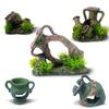 Aquariums Landscape Artificial Broken Crock Fish Tanks Landscaping for Shrimp Breeding Landscape Ornaments Craft