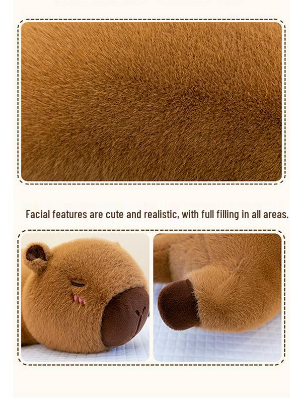 Мягкая игрушка-подушка Капибара: Милая, Длинная и Уникальная Кукла-Животное