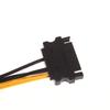 1 шт. Кабель питания Двойной 15-контактный SATA Папа к 8-контактному Папа PCI Express PCI-E Адаптер-разветвитель для видеокарты