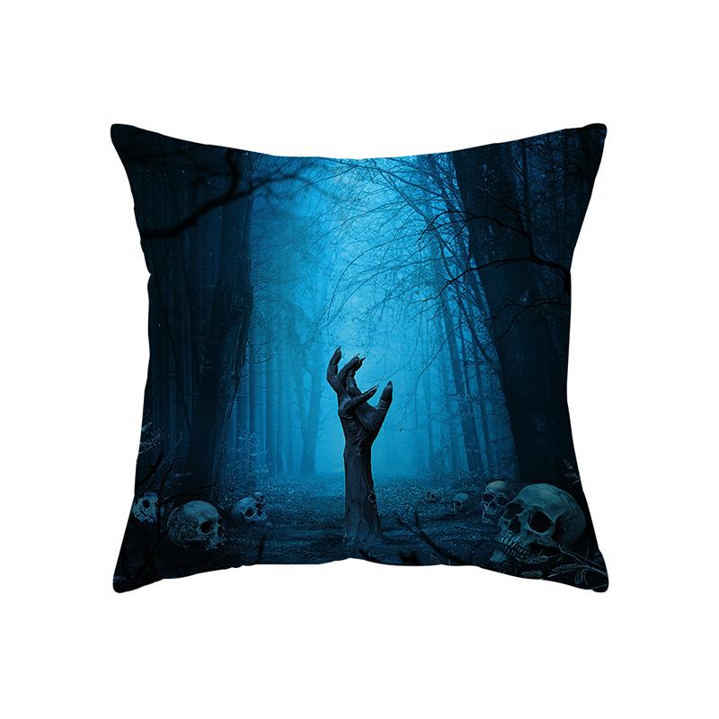 Ужас Хэллоуин Тема Ужас Тыква Волшебник Принт Шаблон Чехлы для подушек Главная Гостиная Диван Украшение Подушка Наволочка