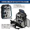 Hakuba Camera Bag Tank Rear Gate Backpack 17 AZ Black AMZSGWATKRGBP17 Access Side Access Security Side Opening Type 4977187005196 GW-ADVANCE 4-way