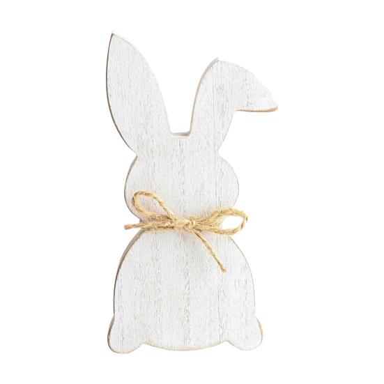 Кролик орнамент милый пасхальный DIY мультфильм животных стиль счастливый деревянный кролик ремесла украшения детский подарок