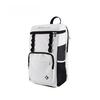 KUMPOO Badminton Bag with Separate Shoe Compartment, Multi-Compartment, Double Zipper Shoulder Bag, White-Black KBR-636