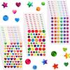 15/45 heets Самоклеящиеся лазерные наклейки 'Dazzling Glitter' для DIY, декоративные материалы для дневника, планера, милые канцелярские товары ZYF