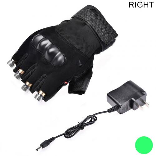 1 шт., мужской и женский светящийся браслет, красная/зеленая лазерная перчатка, светодиодная танцевальная сценическая шоу-программа для диджеев, клубных реквизитов, вечеринок, мероприятий, лазерная перчатка