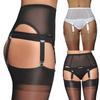 Yousheng Perspective Women Garter Belt Adjustable Six Clips Garter Leg Harness Women Accessory for Honeymoon