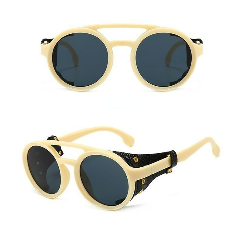 Винтажные круглые солнцезащитные очки в стиле ретро для мужчин и женщин, очки в стиле панк, готические солнцезащитные очки в стиле стимпанк ZPG