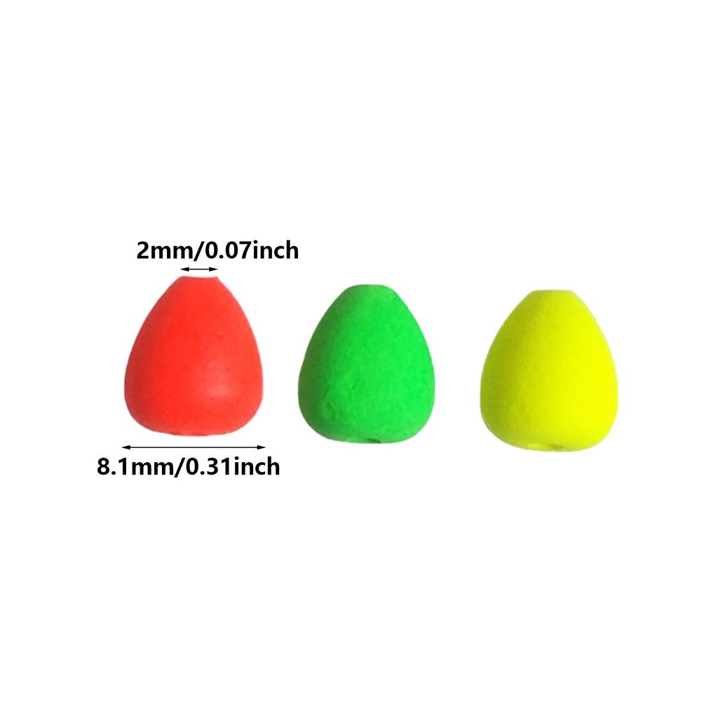 10 шт./50 шт. Пенопластовые поплавки Овальные Индикаторы поклевки для нахлыста Поплавки для оснасток для помпано Яркого цвета Поплавки для оснасток для рыбалки на форель