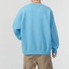 Nike Embroidered Letter Ribbed Crew Neck Sweatshirt Men Tops Sky-Blue DX9612-407