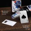 Personalized Stainless Steel Ace of Spades Bottle Opener