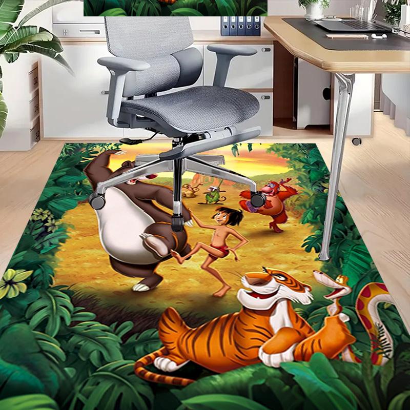 Jungle Book Adventure Carpet For Playroom Bedroom Living Room Sofa Home Decorkids Game Area Rug Nonslip Floor Mat